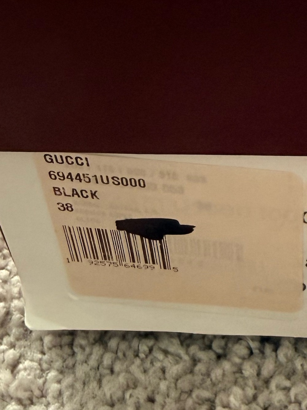 Gucci Black Leather Interlocking GG Slide Mules - Picture 8 of 8
